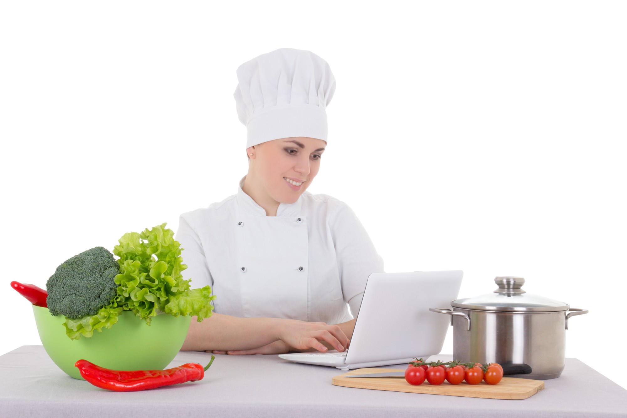 Insegnante che guida una lezione di cucina in una cucina domestica